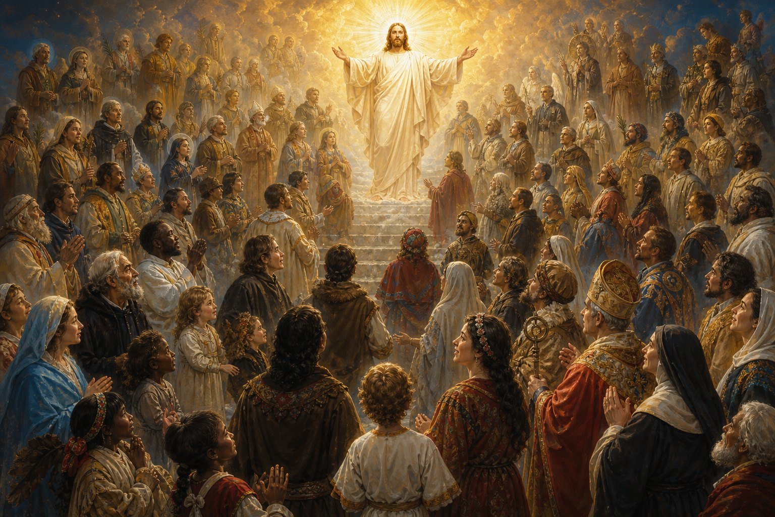 La communion de tous les saints autour du Christ
